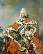Carl Gustaf Pilo Portrait of King Frederik V of Denmark oil